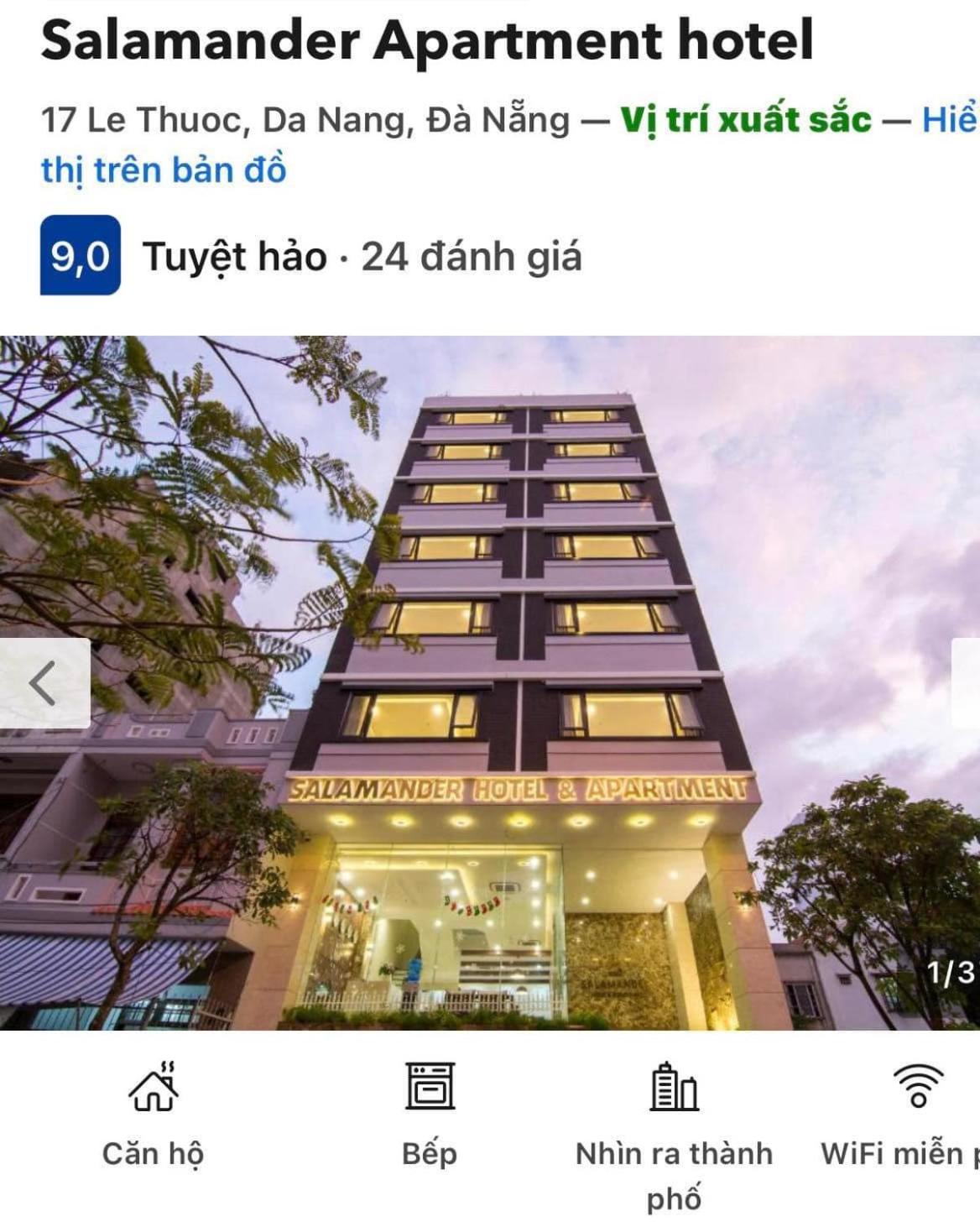 Salamander Hotel&Apartment Da Nang Bagian luar foto